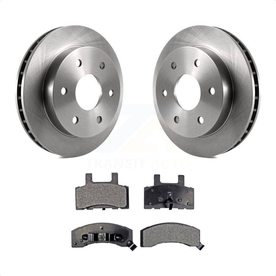 Front Disc Brake Rotors And Ceramic Pads Kit For Chevrolet Tahoe GMC Yukon K2500 Suburban K1500 K8T-100096 by Transit Auto