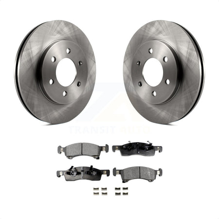 Front Disc Brake Rotors And Ceramic Pads Kit For Ford Expedition Lincoln Navigator K8T-100127 by Transit Auto