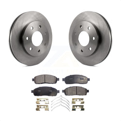 Front Disc Brake Rotors And Ceramic Pads Kit For Ford F-150 Lincoln Mark LT 4WD K8T-100131
