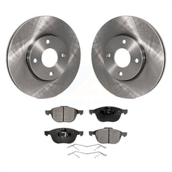 Front Disc Brake Rotors And Ceramic Pads Kit For 2005-2007 Ford Focus K8T-100142