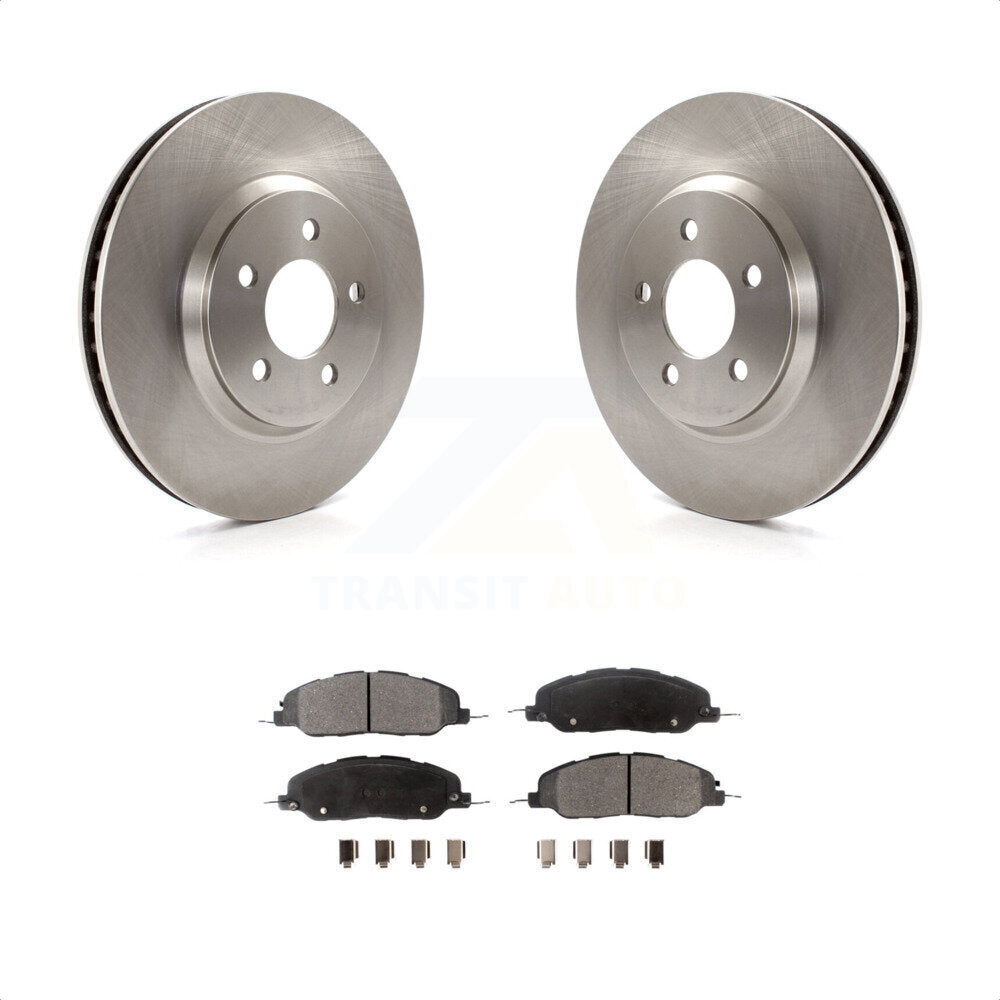 Front Disc Brake Rotors And Ceramic Pads Kit For Ford Mustang K8T-100143 by Transit Auto