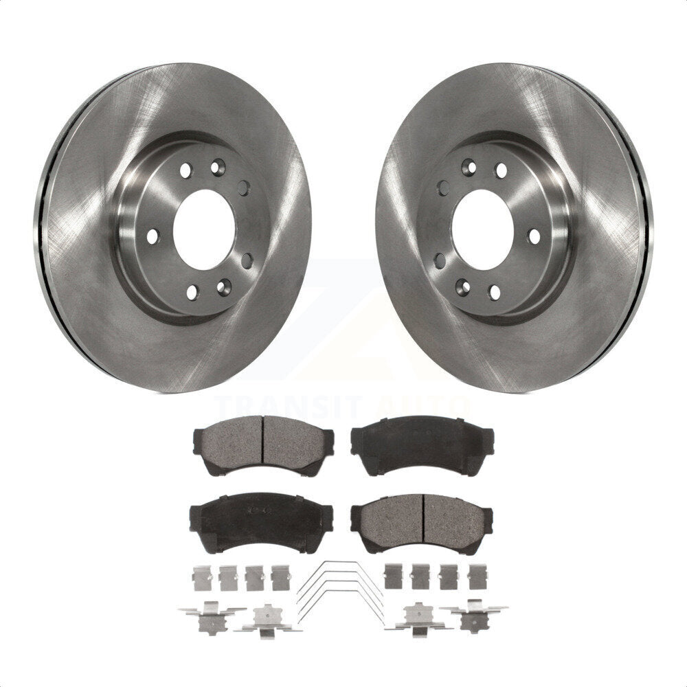 Front Disc Brake Rotors And Ceramic Pads Kit For Ford Fusion Mazda 6 Lincoln MKZ Mercury Milan Zephyr K8T-100148 by Transit Auto