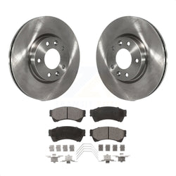 Front Disc Brake Rotors And Ceramic Pads Kit For Ford Fusion Mazda 6 Lincoln MKZ Mercury Milan Zephyr K8T-100148
