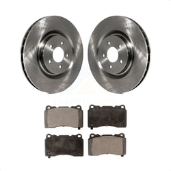 Front Disc Brake Rotors And Ceramic Pads Kit For Ford Mustang K8T-100150