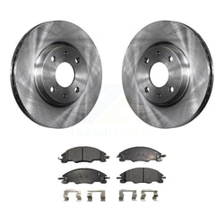 Front Disc Brake Rotors And Ceramic Pads Kit For 2008-2011 Ford Focus K8T-100155