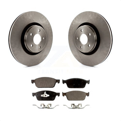 Front Disc Brake Rotors And Ceramic Pads Kit For Ford Focus Lincoln MKC K8T-100177