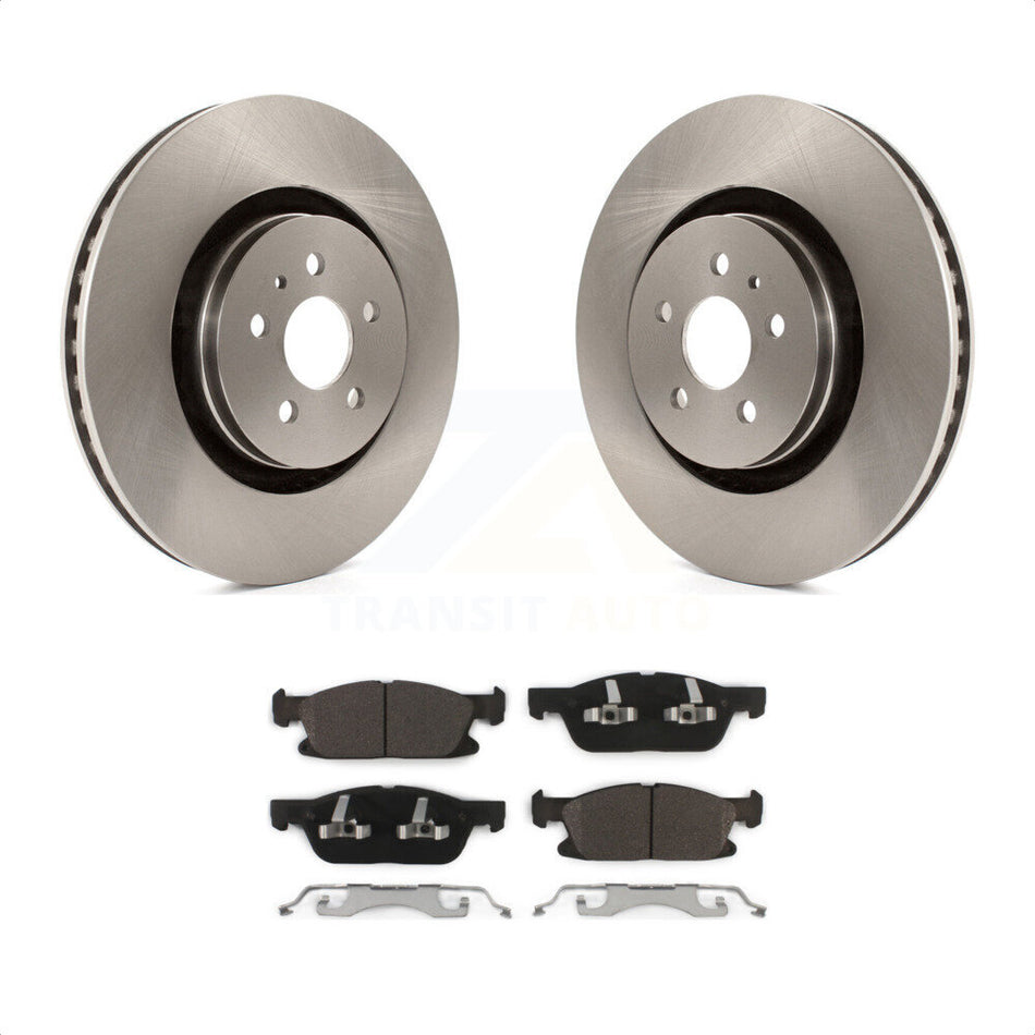 Front Disc Brake Rotors And Ceramic Pads Kit For Ford Edge Lincoln MKX Nautilus K8T-100179 by Transit Auto