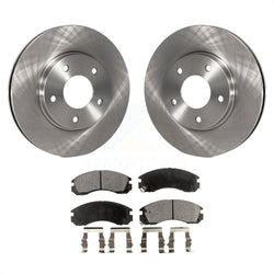 Front Disc Brake Rotors And Ceramic Pads Kit For 2000 Mitsubishi Eclipse 3.0L K8T-100202