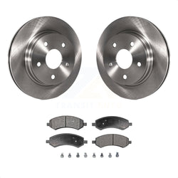 Front Disc Brake Rotors And Ceramic Pads Kit For Ram 1500 Dodge Classic Durango Chrysler Aspen K8T-100212