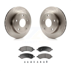 Front Disc Brake Rotors And Ceramic Pads Kit For Dakota Dodge Mitsubishi Raider Ram K8T-100222