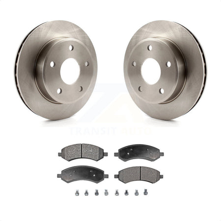 Front Disc Brake Rotors And Ceramic Pads Kit For Dakota Dodge Mitsubishi Raider Ram K8T-100222 by Transit Auto