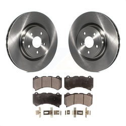 Front Disc Brake Rotors And Ceramic Pads Kit For Jeep Grand Cherokee Dodge Durango K8T-100242