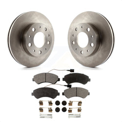 Front Disc Brake Rotors And Ceramic Pads Kit For Ram ProMaster 1500 2500 3500 K8T-100245