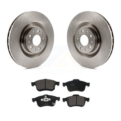 Front Disc Brake Rotors And Ceramic Pads Kit For 2014-2020 Fiat 500L K8T-100248