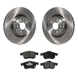 Front Disc Brake Rotors And Ceramic Pads Kit For 2015-2019 Ram ProMaster City K8T-100249