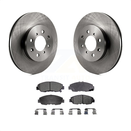 Front Disc Brake Rotors And Ceramic Pads Kit For Honda Civic Insight Acura EL K8T-100261 by Transit Auto