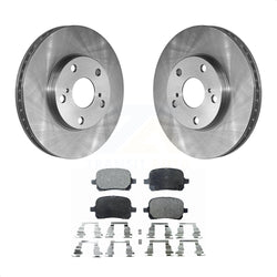 Front Disc Brake Rotors And Ceramic Pads Kit For Toyota Camry Avalon Lexus ES300 Solara K8T-100277