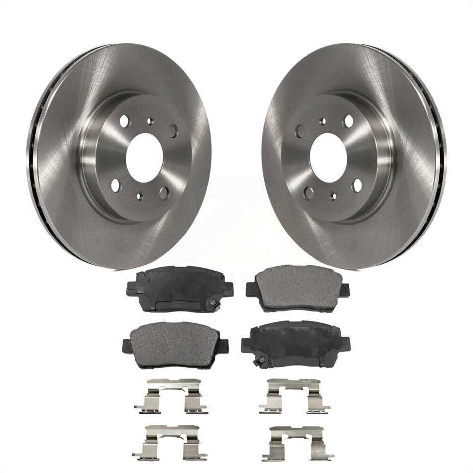 Front Disc Brake Rotors And Ceramic Pads Kit For 2001-2003 Toyota Prius K8T-100285 by Transit Auto