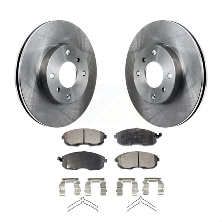 Front Disc Brake Rotors And Ceramic Pads Kit For Nissan Sentra Altima Infiniti G20 INFINITI K8T-100286 by Transit Auto