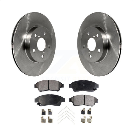 Front Disc Brake Rotors And Ceramic Pads Kit For 1996-2000 Toyota RAV4 K8T-100300 by Transit Auto