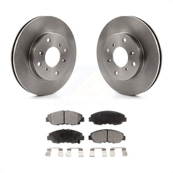 Front Disc Brake Rotors And Ceramic Pads Kit For Honda Accord Acura CL K8T-100308