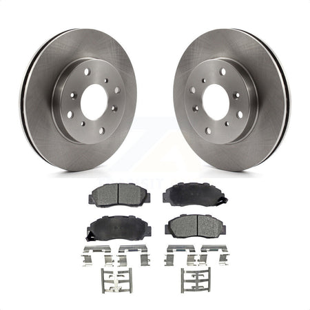 Front Disc Brake Rotors And Ceramic Pads Kit For 1993-1994 Honda Prelude VTEC K8T-100310 by Transit Auto