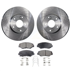 Front Disc Brake Rotors And Ceramic Pads Kit For Honda Accord Civic Element Fit Acura ILX CR-Z K8T-100315