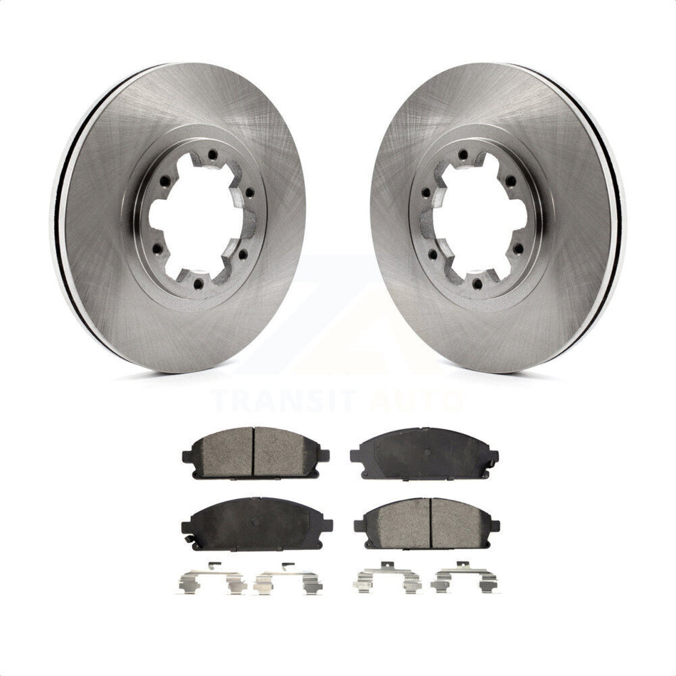 Front Disc Brake Rotors And Ceramic Pads Kit For Nissan Pathfinder INFINITI QX4 K8T-100317 by Transit Auto