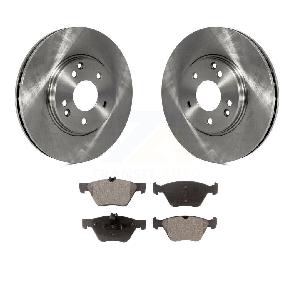 Front Disc Brake Rotors And Ceramic Pads Kit For Mercedes-Benz E320 Chrysler Crossfire CLK320 CLK430 E430 SLK320 E300 K8T-100318 by Transit Auto