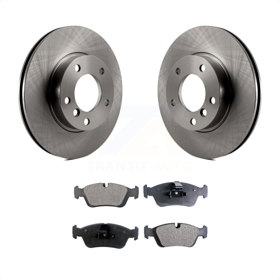 Front Disc Brake Rotors And Ceramic Pads Kit For BMW Z3 Z4 323i 323Ci 328i 318i 323is 328is 318is 320i K8T-100321 by Transit Auto