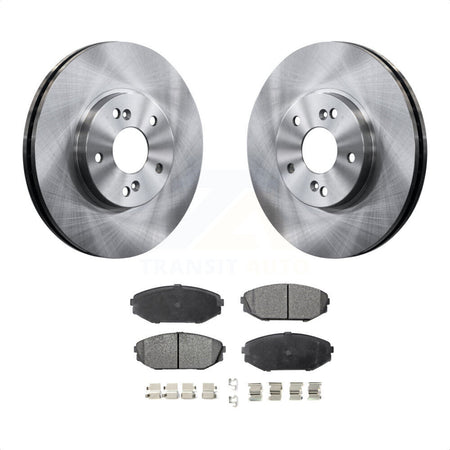 Front Disc Brake Rotors And Ceramic Pads Kit For Honda Odyssey Acura MDX K8T-100326 by Transit Auto