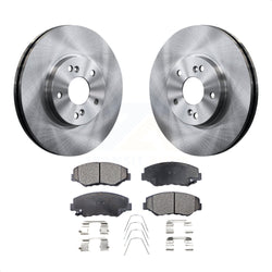 Front Disc Brake Rotors And Ceramic Pads Kit For Honda Pilot Accord K8T-100328