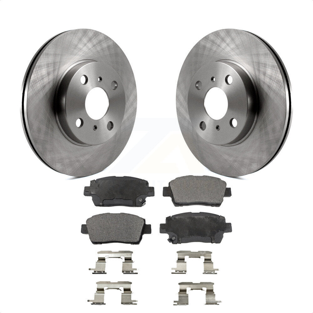 Front Disc Brake Rotors And Ceramic Pads Kit For Toyota Echo MR2 Spyder K8T-100348 by Transit Auto