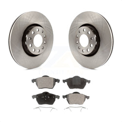 Front Disc Brake Rotors And Ceramic Pads Kit For Audi A4 Quattro A6 S4 S6 K8T-100357