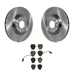 Front Disc Brake Rotors And Ceramic Pads Kit For Audi A4 Quattro S4 A6 S6 K8T-100367