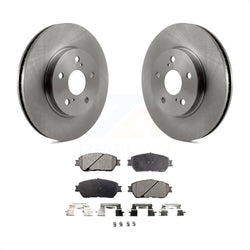 Front Disc Brake Rotors And Ceramic Pads Kit For Toyota Sienna Camry Avalon Solara Lexus ES300 K8T-100383