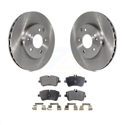 Front Disc Brake Rotors And Ceramic Pads Kit For Mercedes-Benz C230 C240 K8T-100398