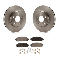 Front Disc Brake Rotors And Ceramic Pads Kit For 2011-2017 Nissan Quest K8T-100402