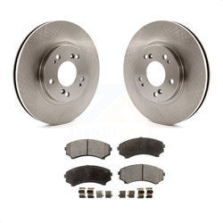 Front Disc Brake Rotors And Ceramic Pads Kit For Mitsubishi Endeavor K8T-100418