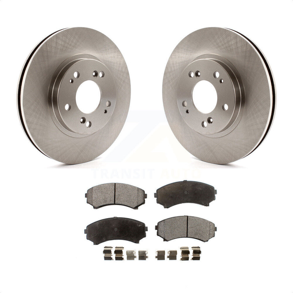 Front Disc Brake Rotors And Ceramic Pads Kit For Mitsubishi Endeavor K8T-100418 by Transit Auto