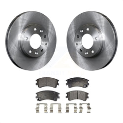 Front Disc Brake Rotors And Ceramic Pads Kit For 2003-2005 Mazda 6 K8T-100436
