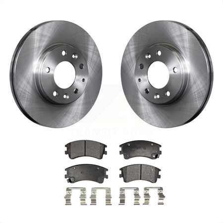 Front Disc Brake Rotors And Ceramic Pads Kit For 2003-2005 Mazda 6 K8T-100436 by Transit Auto