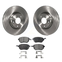 Front Disc Brake Rotors And Ceramic Pads Kit For Nissan Murano Altima Maxima K8T-100442