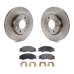 Front Disc Brake Rotors And Ceramic Pads Kit For Kia Spectra Spectra5 K8T-100471