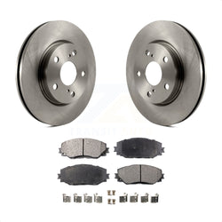 Front Disc Brake Rotors And Ceramic Pads Kit For Toyota RAV4 Scion xB Prius V Lexus HS250h K8T-100506
