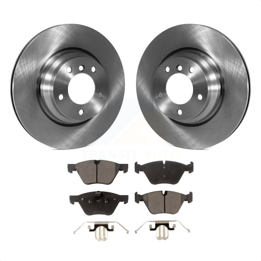 Front Disc Brake Rotors And Ceramic Pads Kit For BMW 330i 330xi X1 K8T-100510 by Transit Auto