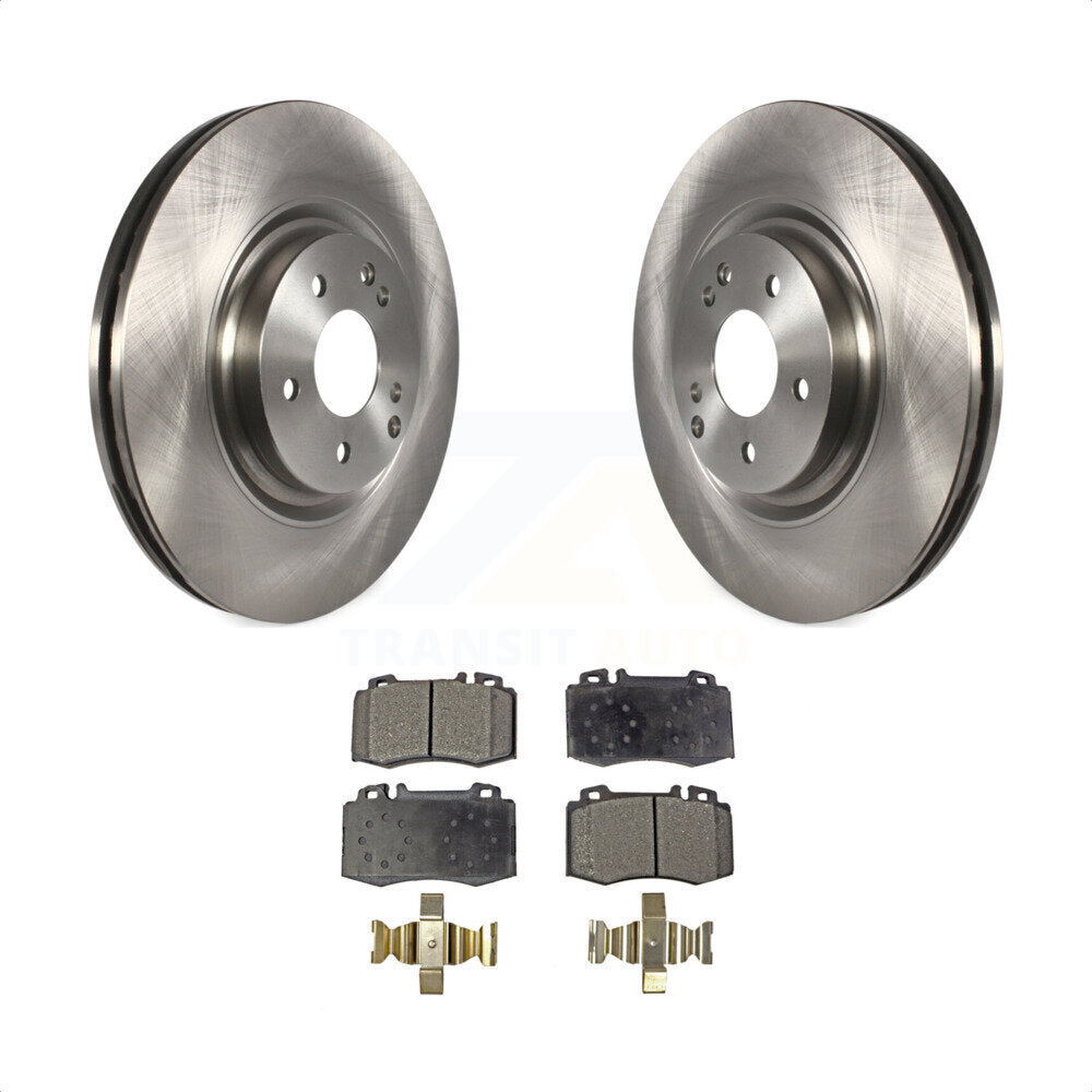 Front Disc Brake Rotors And Ceramic Pads Kit For Mercedes-Benz C230 C320 SLK350 K8T-100520 by Transit Auto