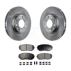 Front Disc Brake Rotors And Ceramic Pads Kit For Ford Edge Mazda CX-7 Lincoln MKX K8T-100522