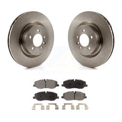 Front Disc Brake Rotors And Ceramic Pads Kit For 2006-2007 Land Rover Range Sport Supercharged K8T-100523