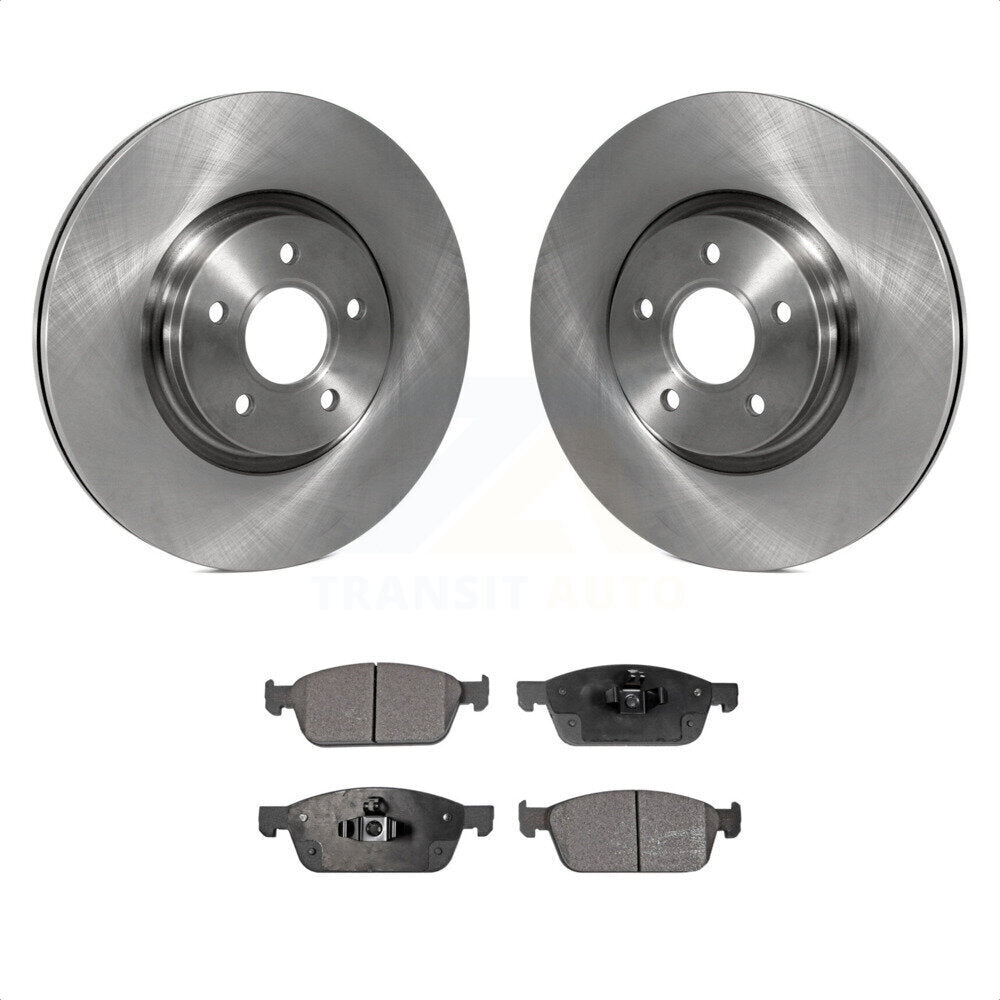 Front Disc Brake Rotors And Ceramic Pads Kit For Ford Escape Connect Lincoln MKC K8T-100531 by Transit Auto